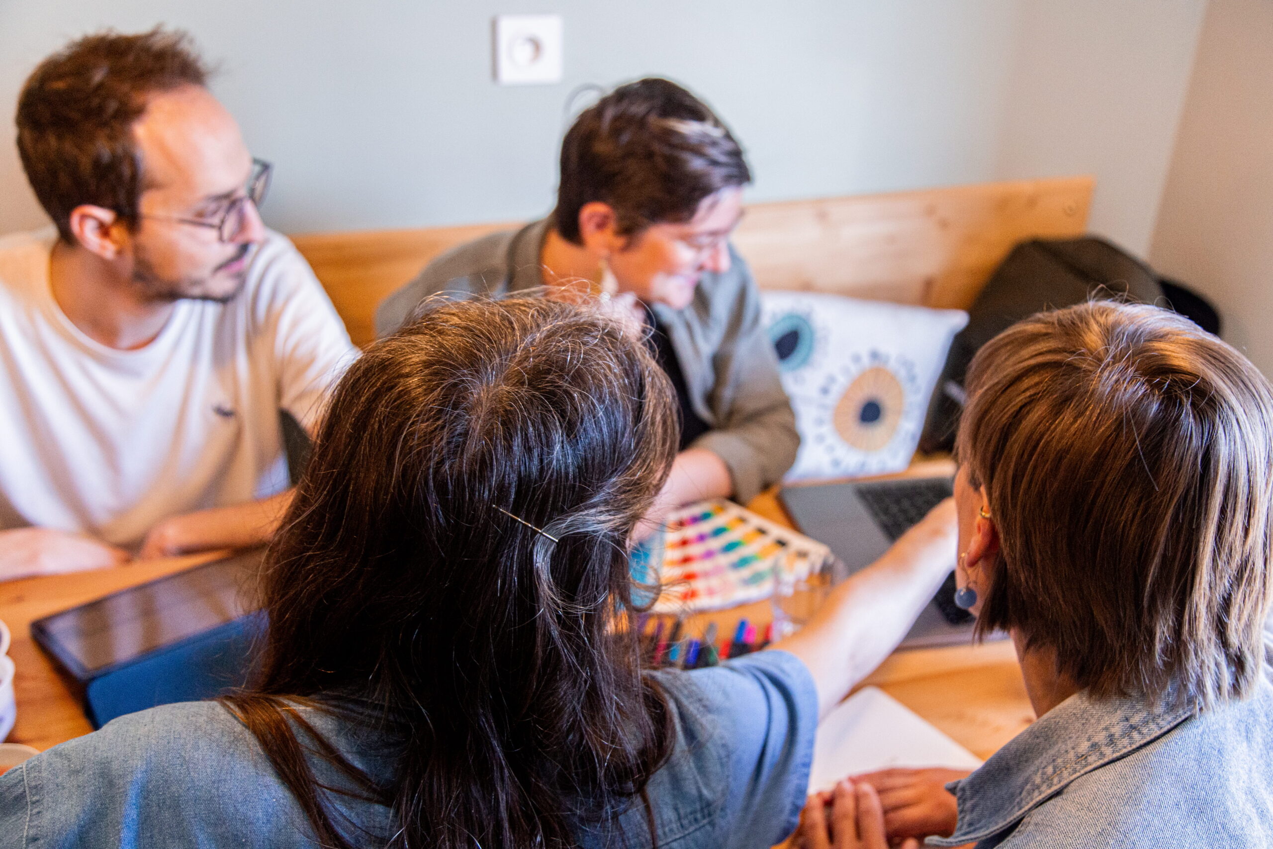 les étapes d'un accompagnement en création de marque avec L'Annexe Créative